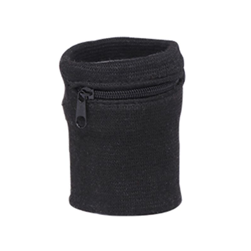 Handled plånbok påse band dragkedja löpning resor gym cykling säker sportväska: Svart