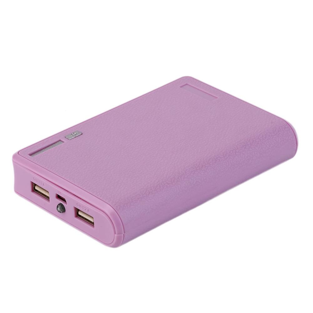 Strømbankdeksel til stor kapasitet 10400 mah størrelse 4*18650 batteri ekstern strøm mobiltelefon batterilader