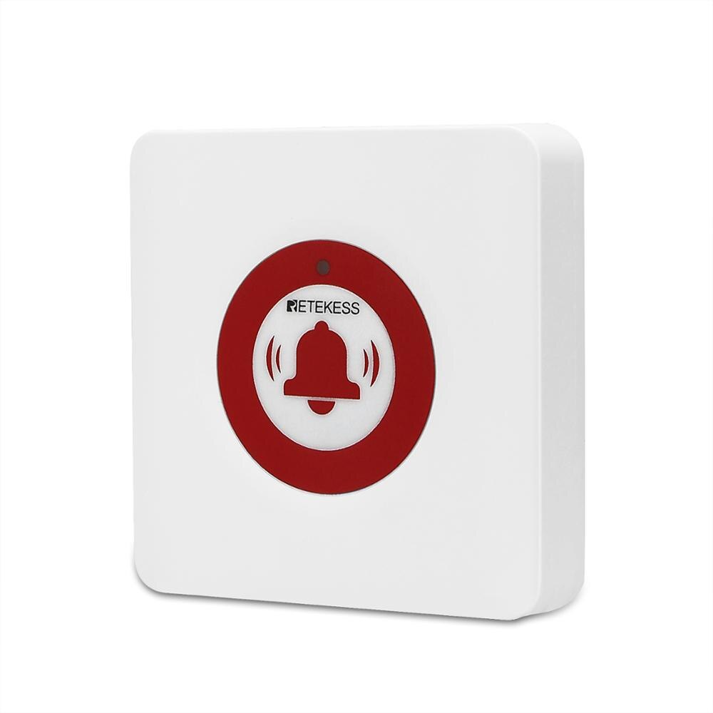 Retekess  td002 draadloze oproepbel pager oproepknop zender voor verpleegoproepsysteem kliniek