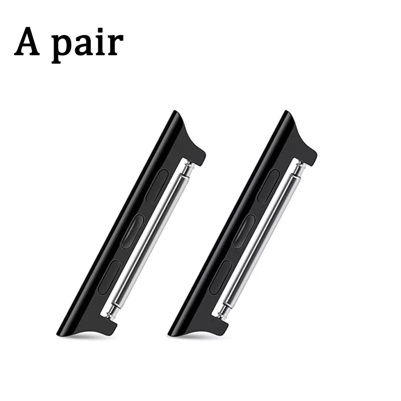 20mm 22mm 24mm Metal Adapter For Apple Watch series 9 8 7 se 6 3 strap iwatch 45mm Stainless Connector steel Linker Accessories: Violet Fog  / 14mm