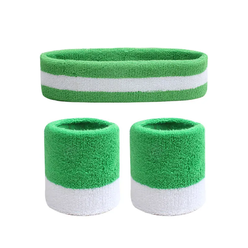 3 unids/set diadema deportiva banda para el sudor alta elástica mujeres hombres deportes al aire libre banda para el sudor diadema pulsera entrenamiento tenis diadema: Naranja