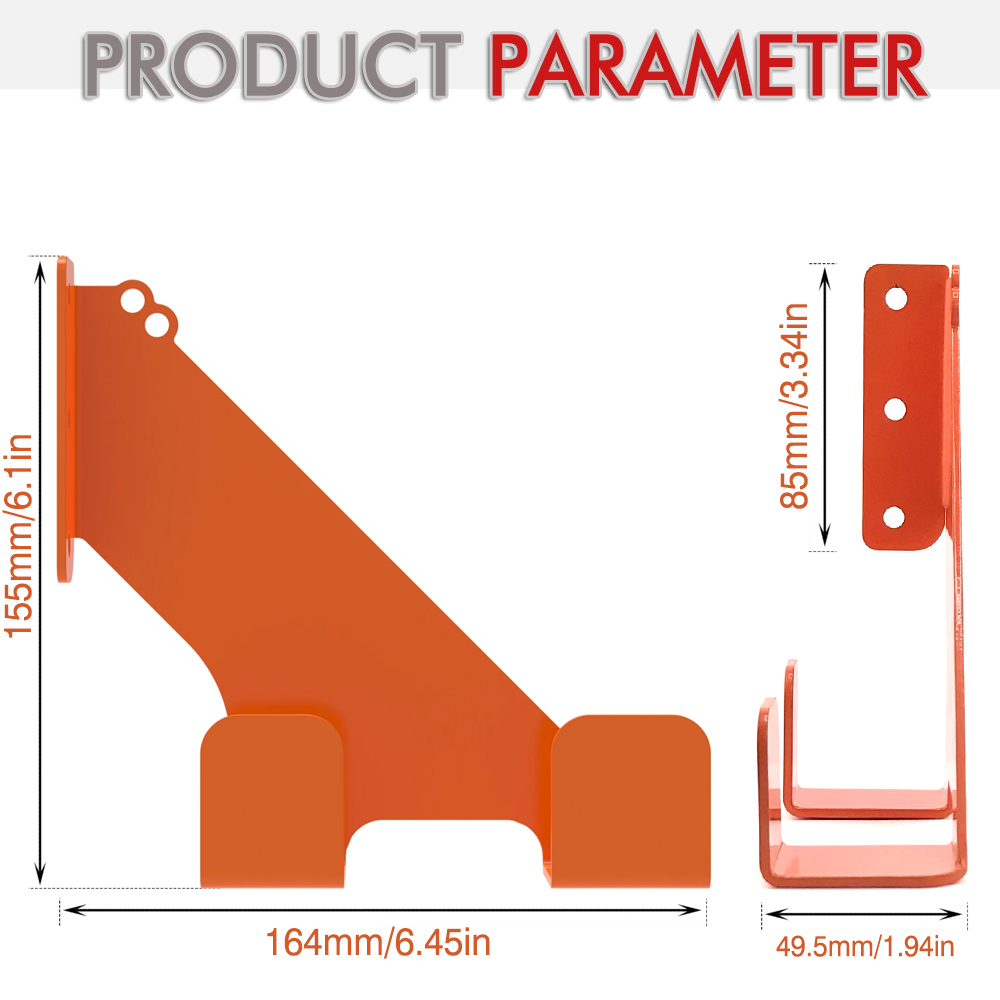 Kettensägen-Wandhalterung aus Metall, robuste Kettensägenhaken, Wandmontage-Kettensägenständer, robuste Halterung für Kettensägen der Stihl-Serie