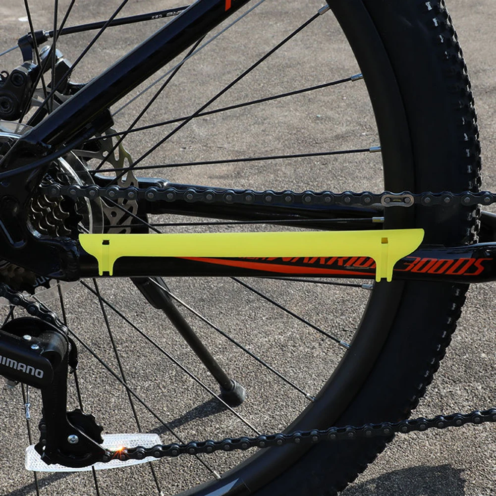 1 Stuk Plastic Fietsketting Bescherming Fietsframe Beschermer Achterste Vorkbeschermer Pad Mtb Racefiets Onderdelen Accessoires