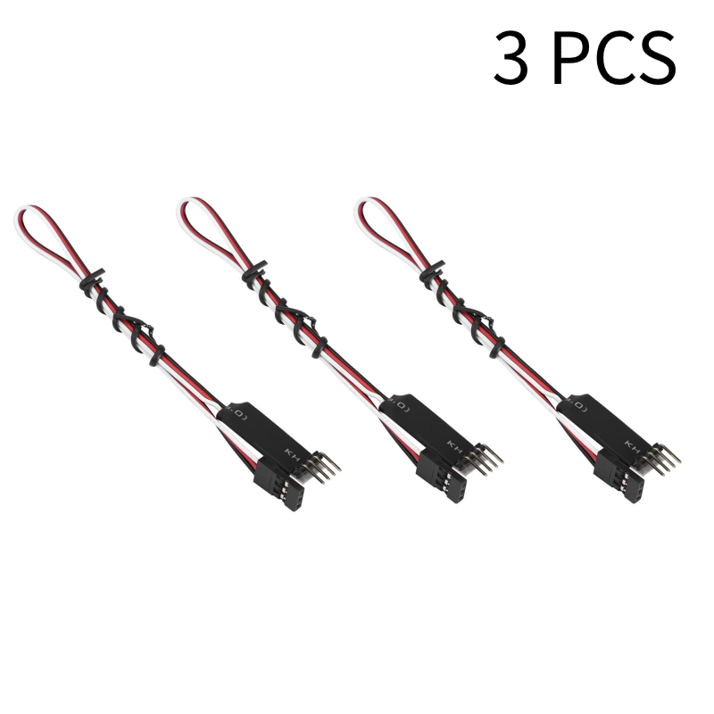 Sistema de Panel de Control de luz LED para lámpara para encender/Apagar 3CH para acceso a partes de modelos de vehículos de Control remoto: 3PCS