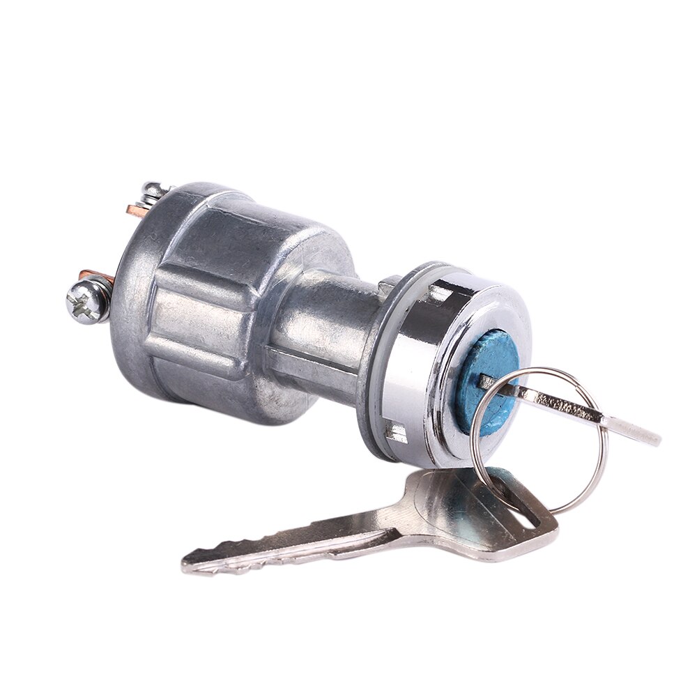 24V Ignition Switch Cylinder For Forklift TS115R 84510-87010 Metal Silver Auto