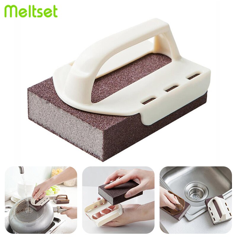 Magiczna gąbka karborundowa melamina gąbka szmerglowa szczotka robić usuwania rdzy patelnia odkamienianie czyścik przyrząd kuchenny