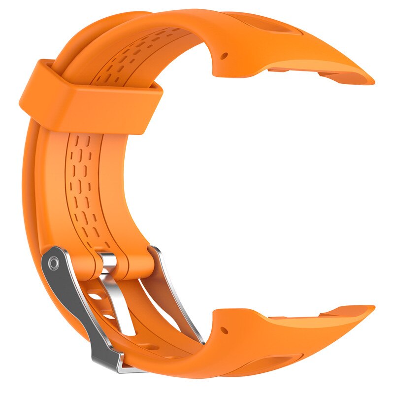 Silicone Watch Strap for Garmin Forerunner 10 15 GPS Running Sports Watch Small Large for Women Men Replacement Bands with Tools: orange / 25cm for men