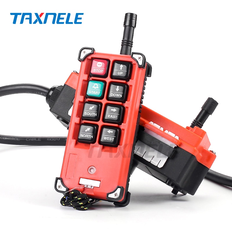 Industrial remote controller AC 220V 110V 380V 36V DC 12V 24V wireless switches Hoist Crane Control Lift Crane 868mhz 315mhz