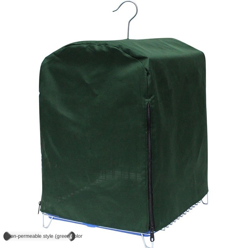 Dustproof Birdcage Cover Velcro Zipper Bird Cage Cover Polyester Waterproof Shading Myna Parrot Cage Accessories ZA279: color2