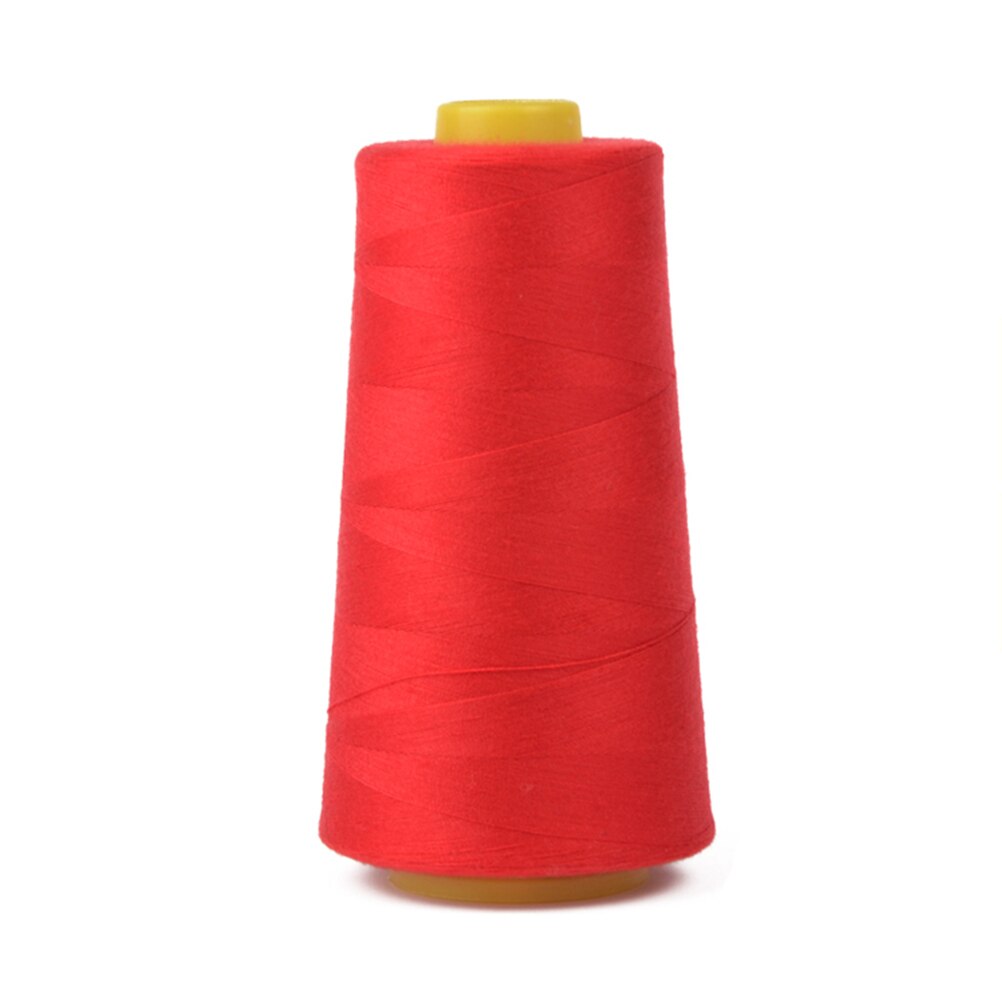 3000 Yards overlock Sewing Thread Yard Spools Cone for serger Quilting Upholstery Beading Drapery: red