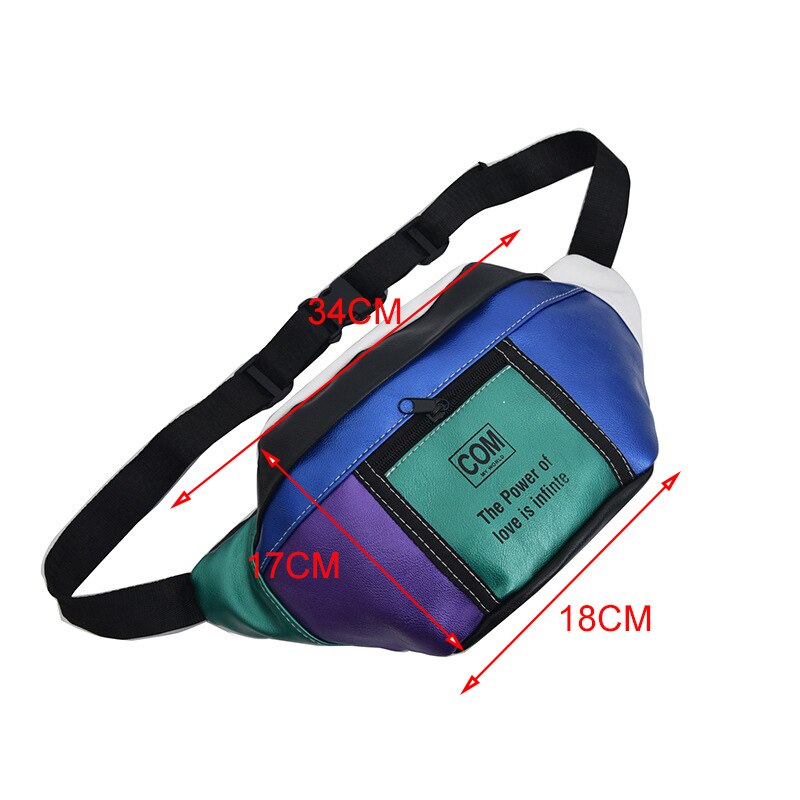 Women's Fanny Pack Waist Bag Large Capacity Shoulder Crossbody Chest Bags Female Banana Belt Bag Waterproof Hip Purse