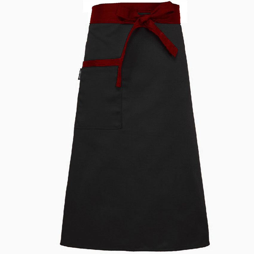 Waiter Kitchen Wear Men Chef Uniform Polyester Striped Women Waitress Restaurant Cook Costumes Cafe Pocket Chef Aprons
