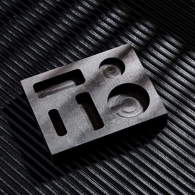 5 w 1 odlewane grafitowe wlewki formy monety Combo odlewania metali rafinacji złomu bar dla topienie odlew rafinacja metal (2 sztuk)