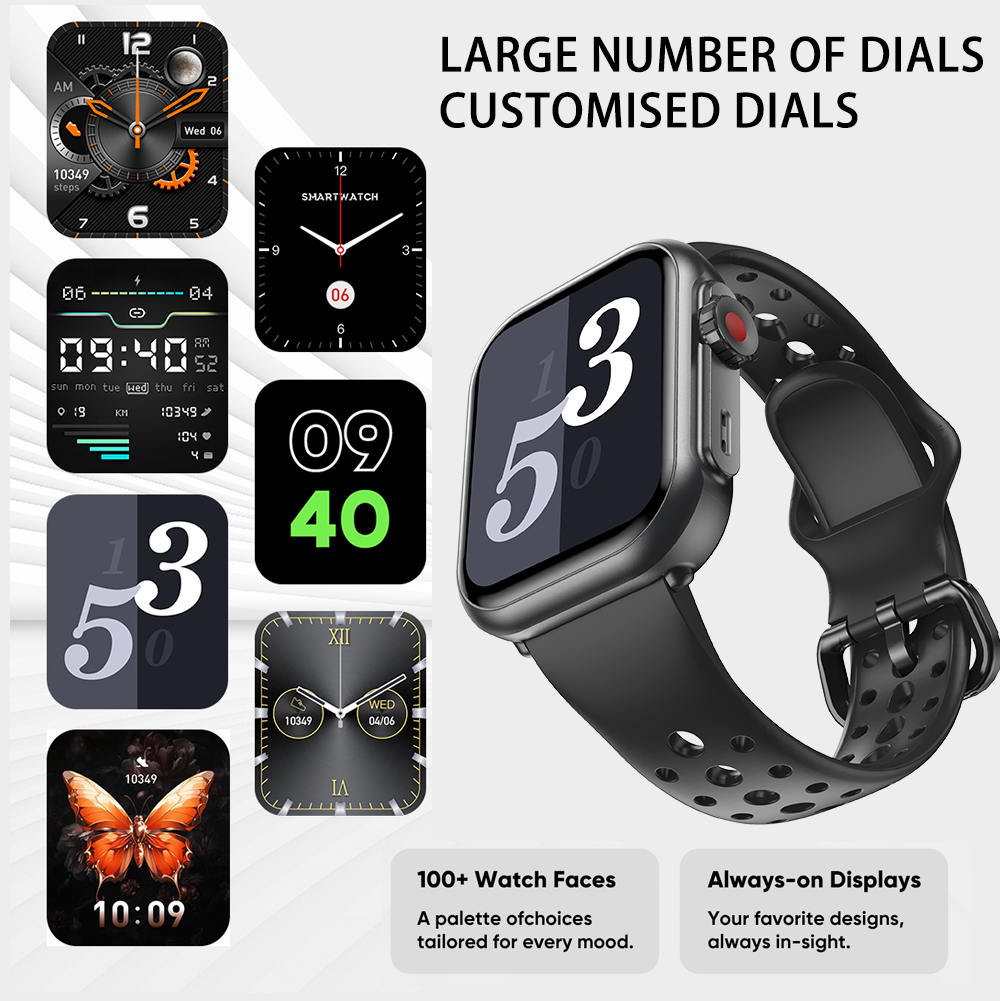 Wytrzymały inteligentny zegarek 1000mAh połączenia Bluetooth mężczyźni kobiety Smartwatch bransoletka zdatność sportowy niestandardowy zegarek twarz 2025 nowość dla Xiaomi