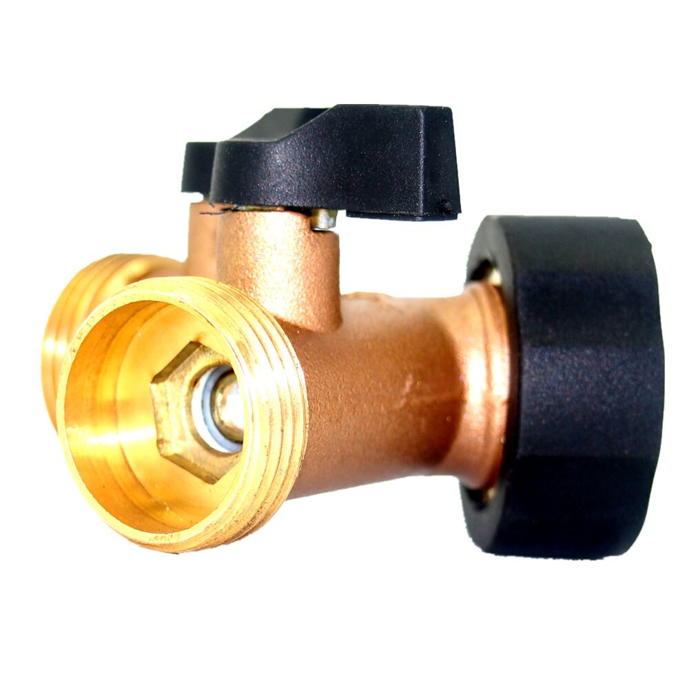 Tuyau d'arrosage robinet séparateur connecteur tuyau d'arrosage réparation joint séparateur robuste 2 voies en laiton massif Y Valve femelle connecteur # jsw