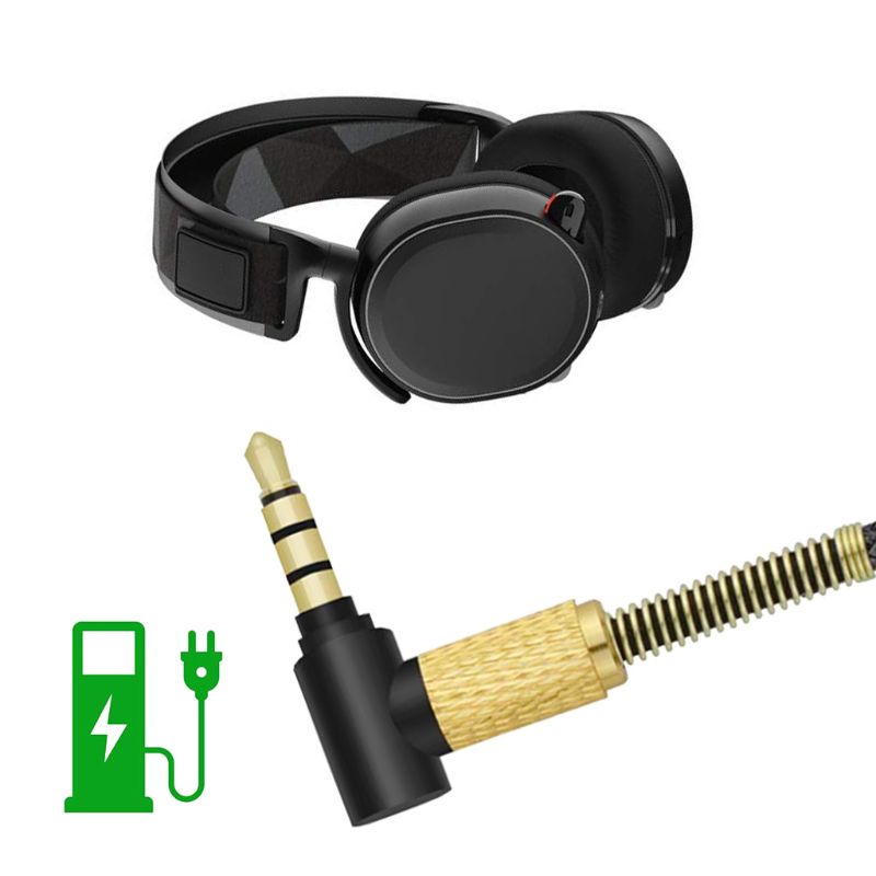 Vervanging Stereo Audio Kabel Verlengsnoer Voor Steelseries Arctis 3 5 7 9X Pro Draadloze Gaming Hoofdtelefoon