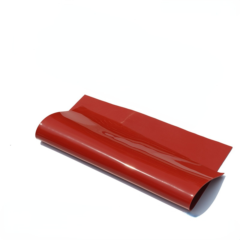 Silicone rubber sheet Thickness 1 1.5 2 3 4 mm thickness/ 500*500mm width thin board red color Rubber Sheet Mat: Red / 1mm