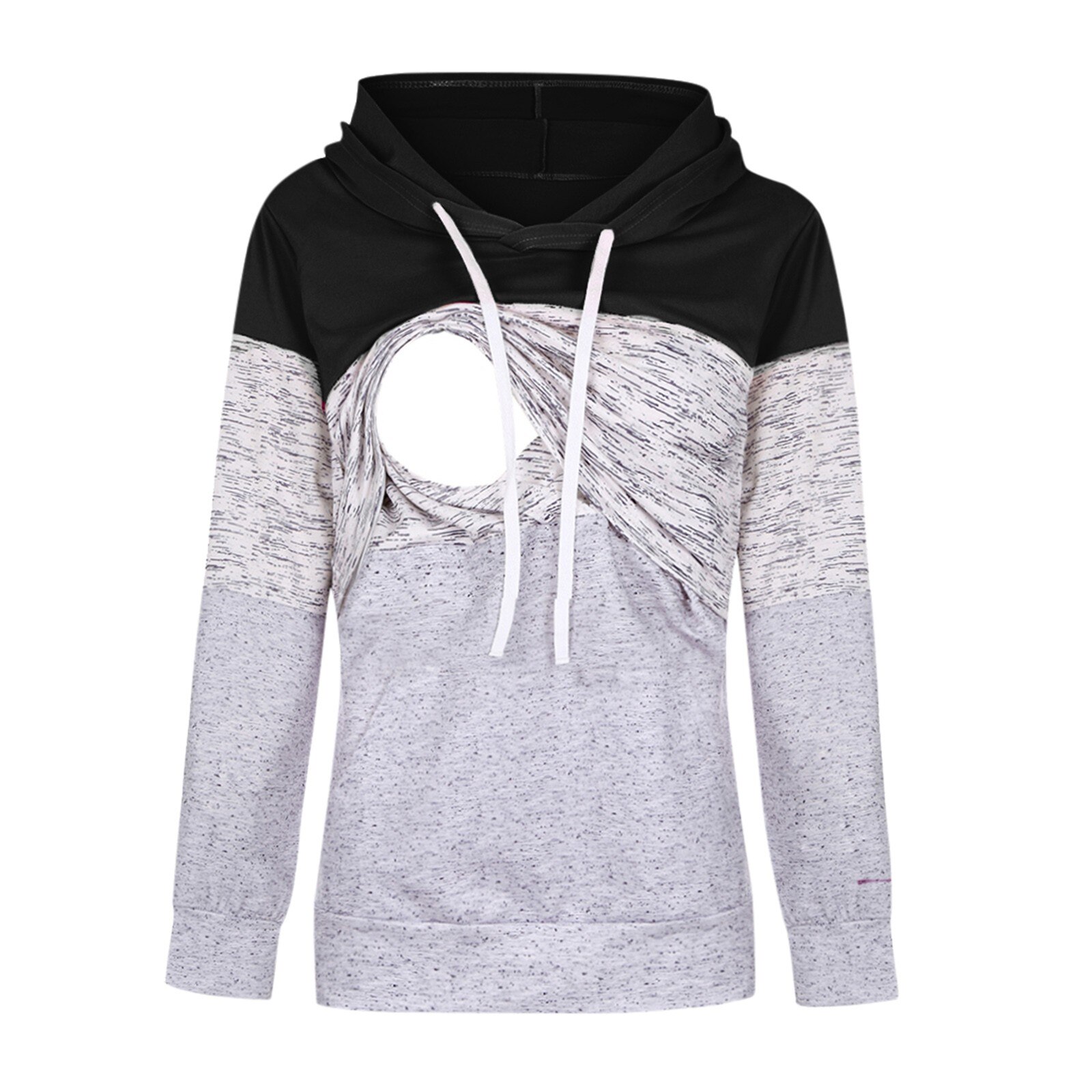 Navy & Nice Maternity and Nursing Sweatshirt Hoodie