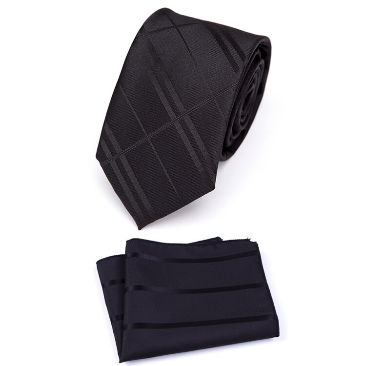 XGVOKH – ensemble de cravates pour hommes, nouvelle , cravate Hanky, points rayés, cou, cravate Slim, accessoires pour mariage, fête sociale: LD-SU1022
