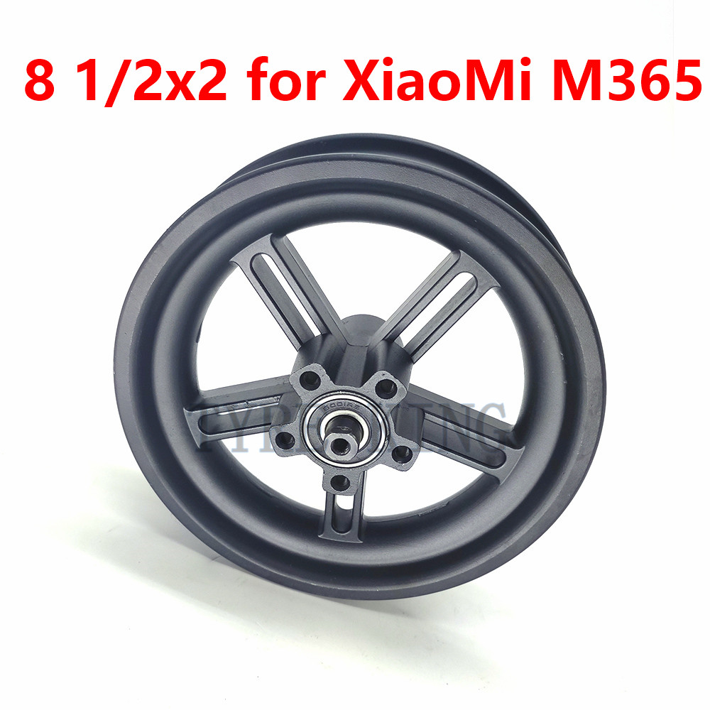 Llantas para patinete eléctrico Xiaomi Mijia M365, de 8,5 pulgadas, llantas traseras a prueba de explosiones, llantas sólidas de 8 1/2x2, llantas no neumáticas: rim
