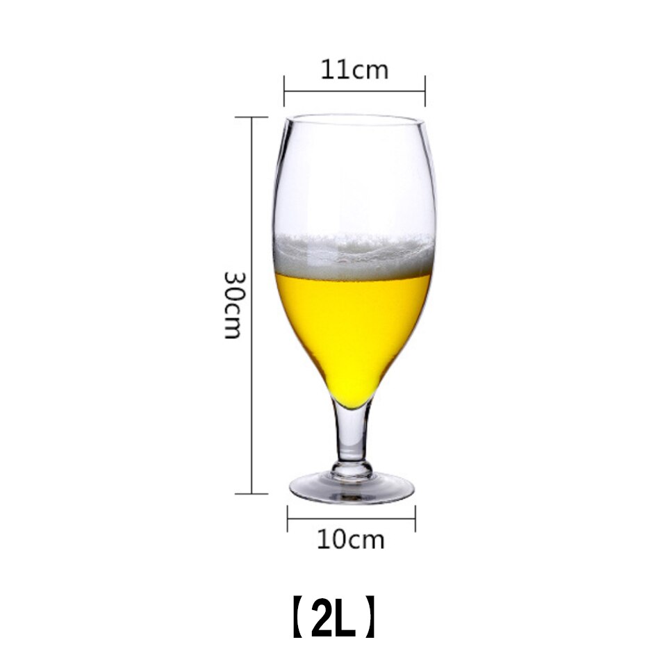 Enormt ölglas bägare kristall champagneglas roligt stort bröllopsfest snapsglas dricka vatten öl vinglas kopp mugg: Champagneglas  b290