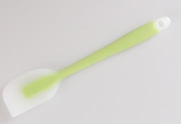 Küchenspatel aus durchscheinendem silikon zum kochen, teigabkratzen, sahnestreichen, hitzebeständig, backutensilien, kuchenpinsel: Grün