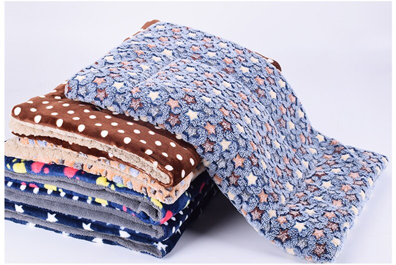Colchoneta para perro suave y cálida, manta de franela, sofá para cama de perros y gatos, cojín para mascotas, funda para dormir para perros pequeños, almohadilla para gatos, accesorios para mascotas