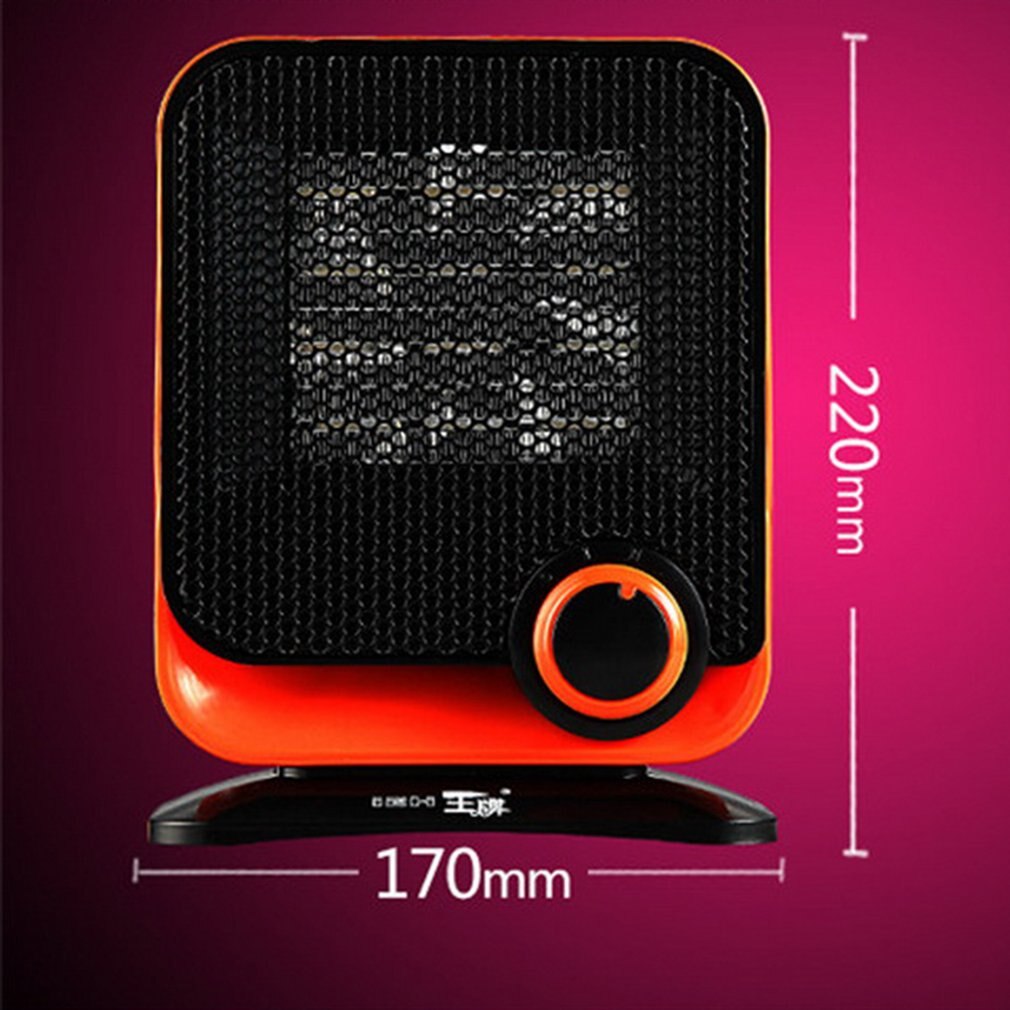 220V Electric Heater Fans Mini PTC Space Heater Electric Winter Warmer Fan Home Office Bathroom Desktop Heater