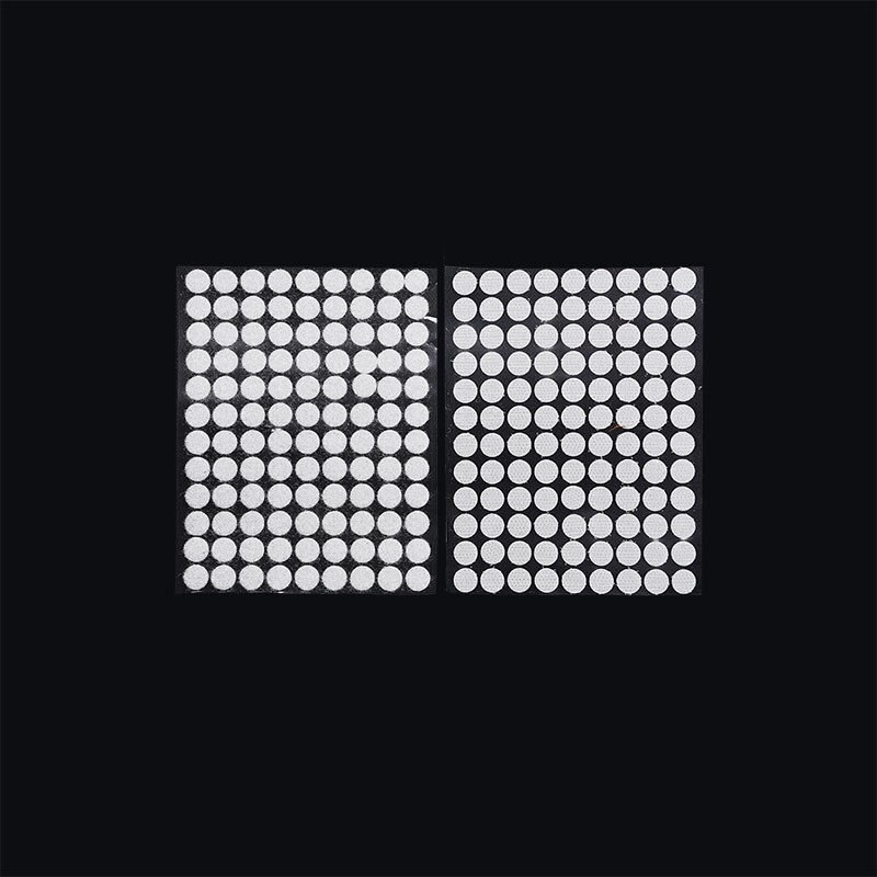 10/15/20mm Self Adhesive Velcro Dots Stickers Glue on Hooks and Loops Sticker Strong Magic Sticker Disc Velcros Fastener Tape: W01-10mm-100Pairs