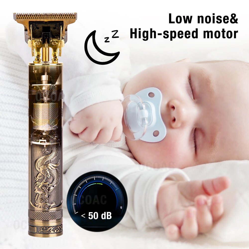 Tondeuse Voor Mannen Oplaadbare Boeddha Dragon Professionele T Scheerapparaat Baard Trimmer Haar Snijmachine Outliner Haar Trimmer