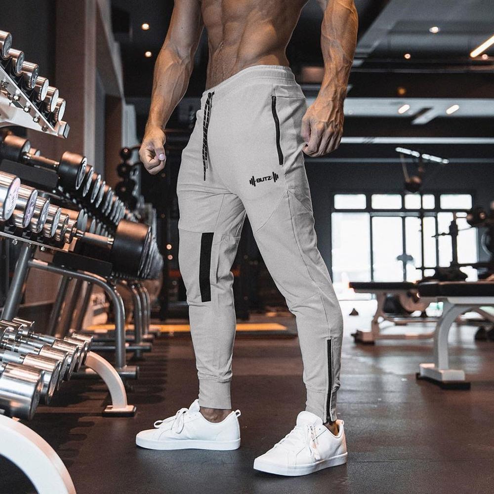 Men's Casual Outdoor Trousers Slim Sports Running Drawstring Fitness Long Pants Gym Pencil Pants Male Jogging Sportpants Spring