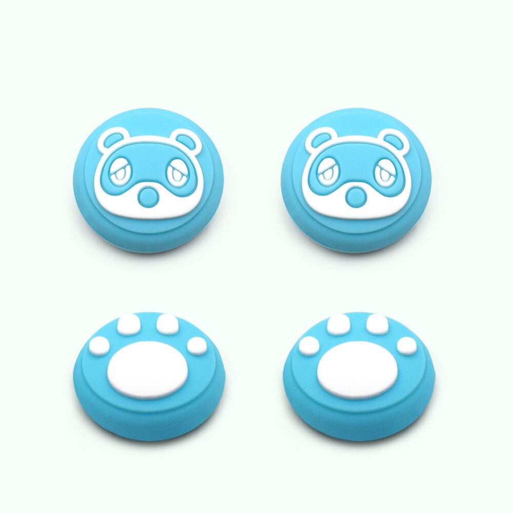 Thumb Stick Grip Cap AnimalCrossing Segretario Cucciolo di Cane Isabelle Joystick Copertura Per Nintend Interruttore Lite Joy-Con Controller Caso: 8