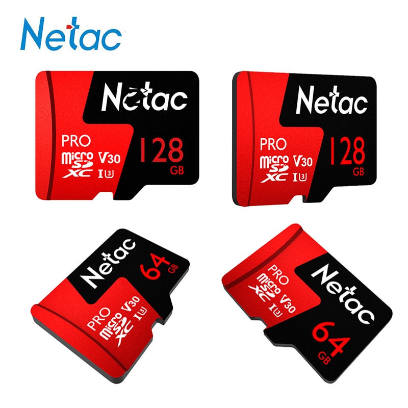 Netac mini ubs micro sd hc cartão tf leitor kits 64 gb 128 gb serie 10 cartão sd de alta velocidade para a memória para o tradutor da língua do cometa