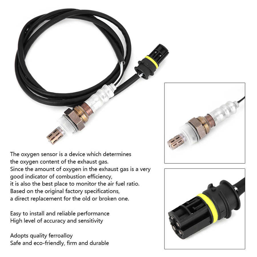 Capteur d'oxygène capteur O2 adapté pour E36/323i/328i/M3/B32/Z3/E39/528i 11781427884 pour la surveillance du capteur de rapport air/carburant