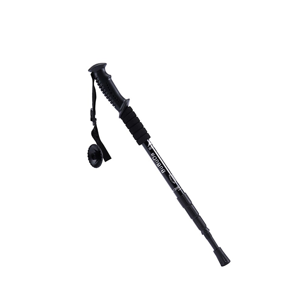 Hiking Sticks Trekking Canes Walking Stick Camping Hiking Ultralight Folding Adjustable Telescopic Alpenstocks Trekking Walking: Black