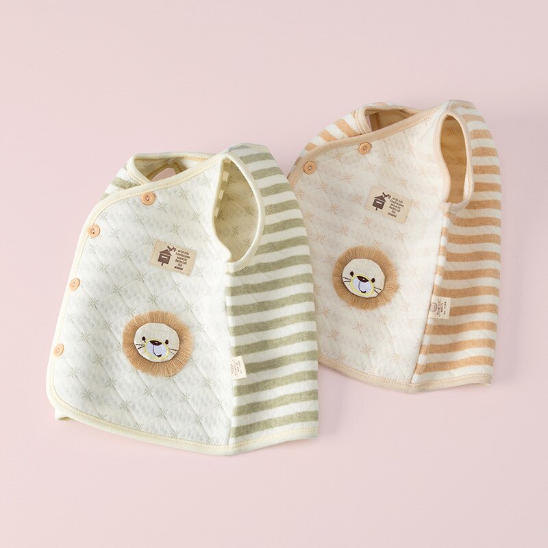 0-24M Baby Buik Vest Katoen Herfst En Winter Baby Dieptepunt Mouwloze Jongens En Meisjes Pasgeboren Kinderen Herfst vest Kleding