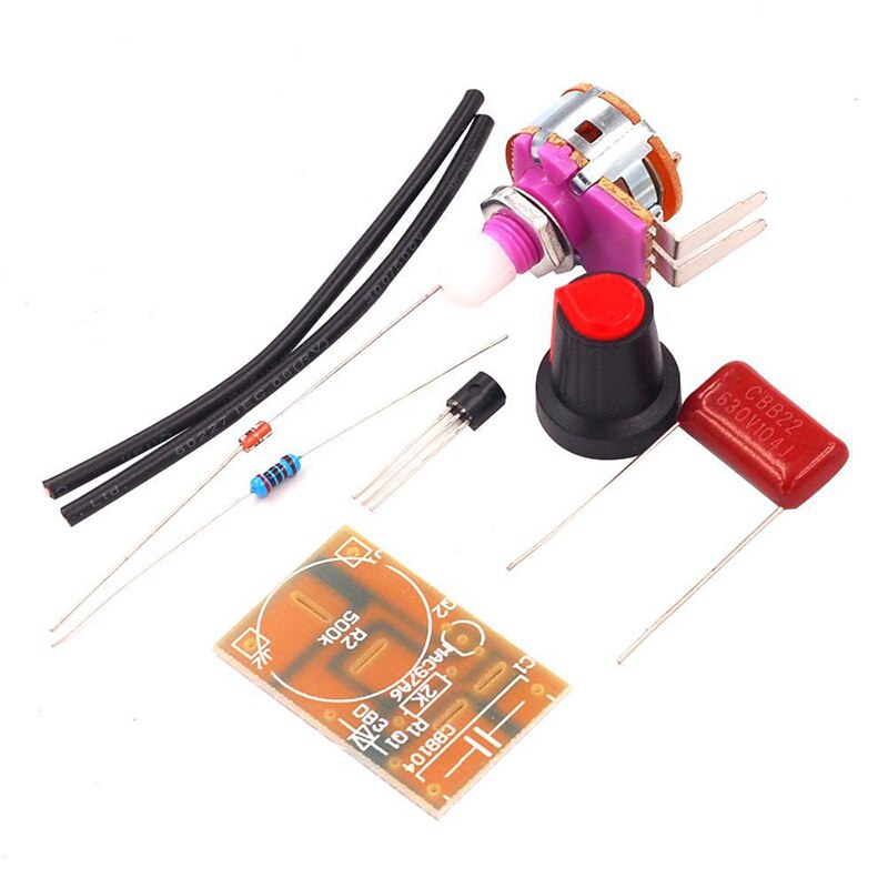 100W Dimmer Modul mit Geschwindigkeit Regulierung DIY Bausatz für Dimmen Licht Bord AC Motor-