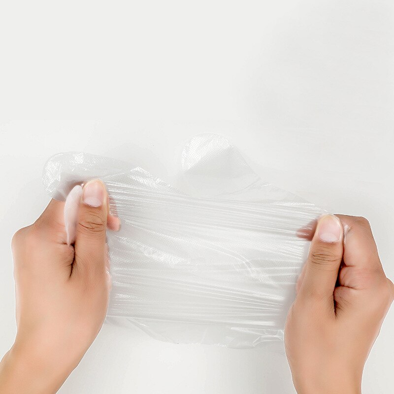 50-1000 Stuks Wegwerp Plastic Clear Handschoenen Voedsel Milieuvriendelijke Handschoenen Voor Keuken Koken Techniek Restaurant Schoonmaak Handschoenen