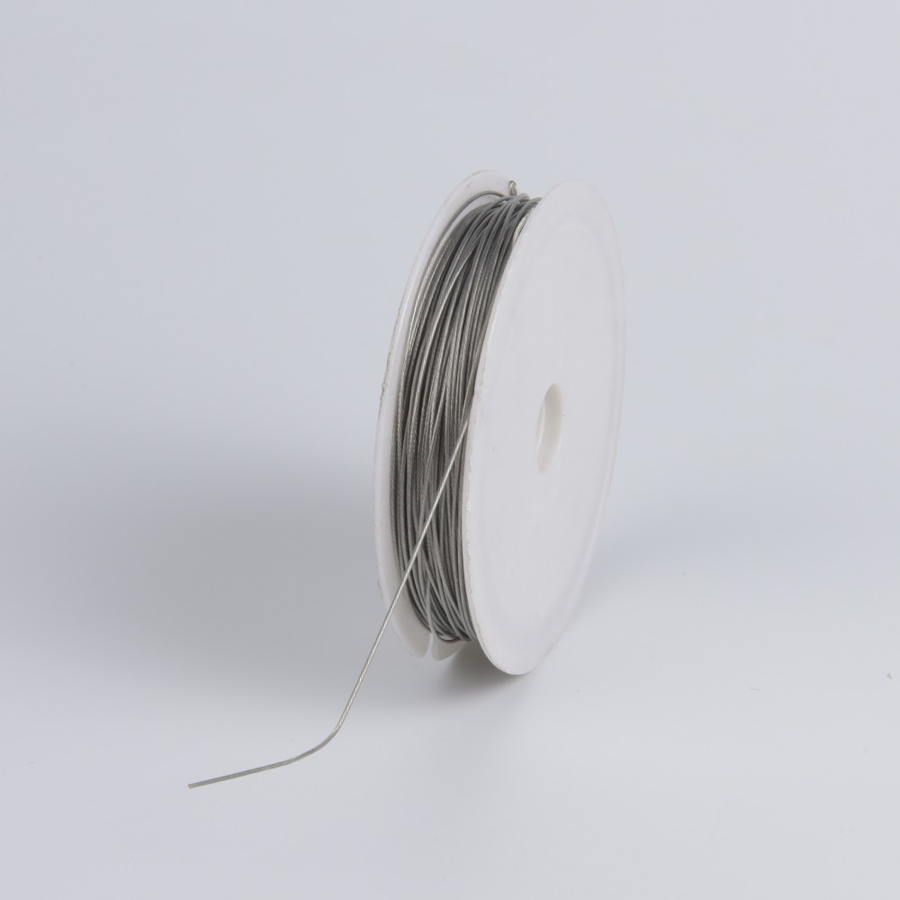 1Roll/Lot 0.3-0.8mm Stainless Steel Tiger Tail Beading Wire For Jewelry Making Finding Accessories