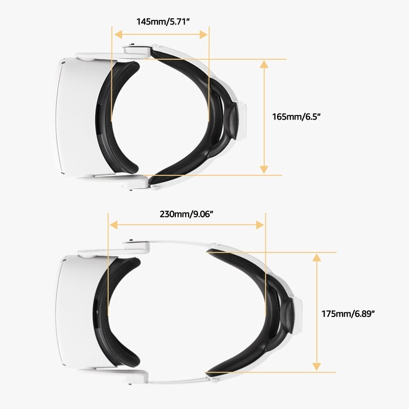 Adjustable Band Cushion Helmet Compatible with Oculus Quest 2 Headband Head Strap Lightweigt Increase Supporting