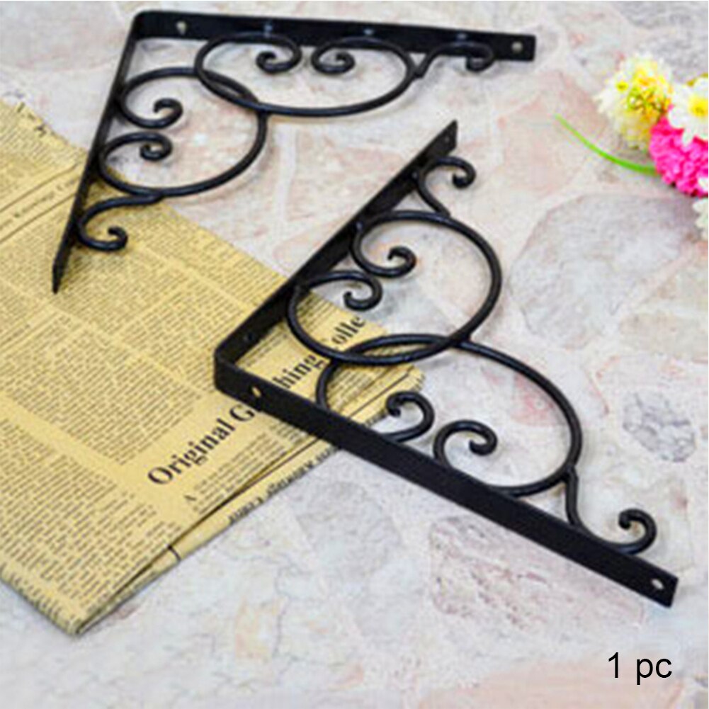 1Pc Diy Plank Beugel Anti-Roest Driehoek Ondersteuning Verdikte Meubelbeslag Duurzaam Moderne Iron Art Europese Stijl Hardware