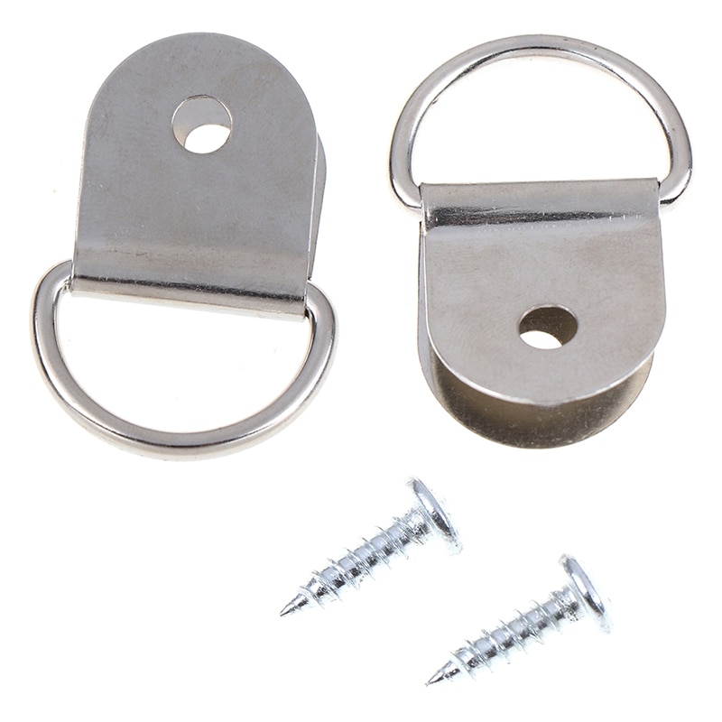 1 Pair Car Rear Trunk Boot Floor Cargo Net Tie Down Hook Ring Loop Hanging Fixing