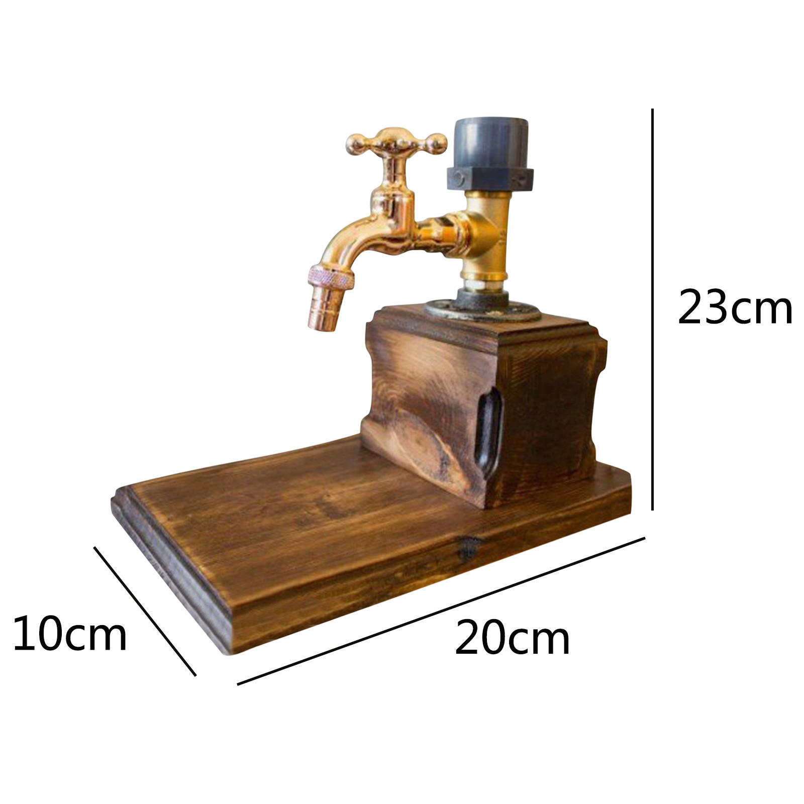 Wine Dispenser Wooden Faucet Holder Wine Whisky Beer Dispenser Rack Liquor Alcohol Wood Dispenser For Father Bar Accessory