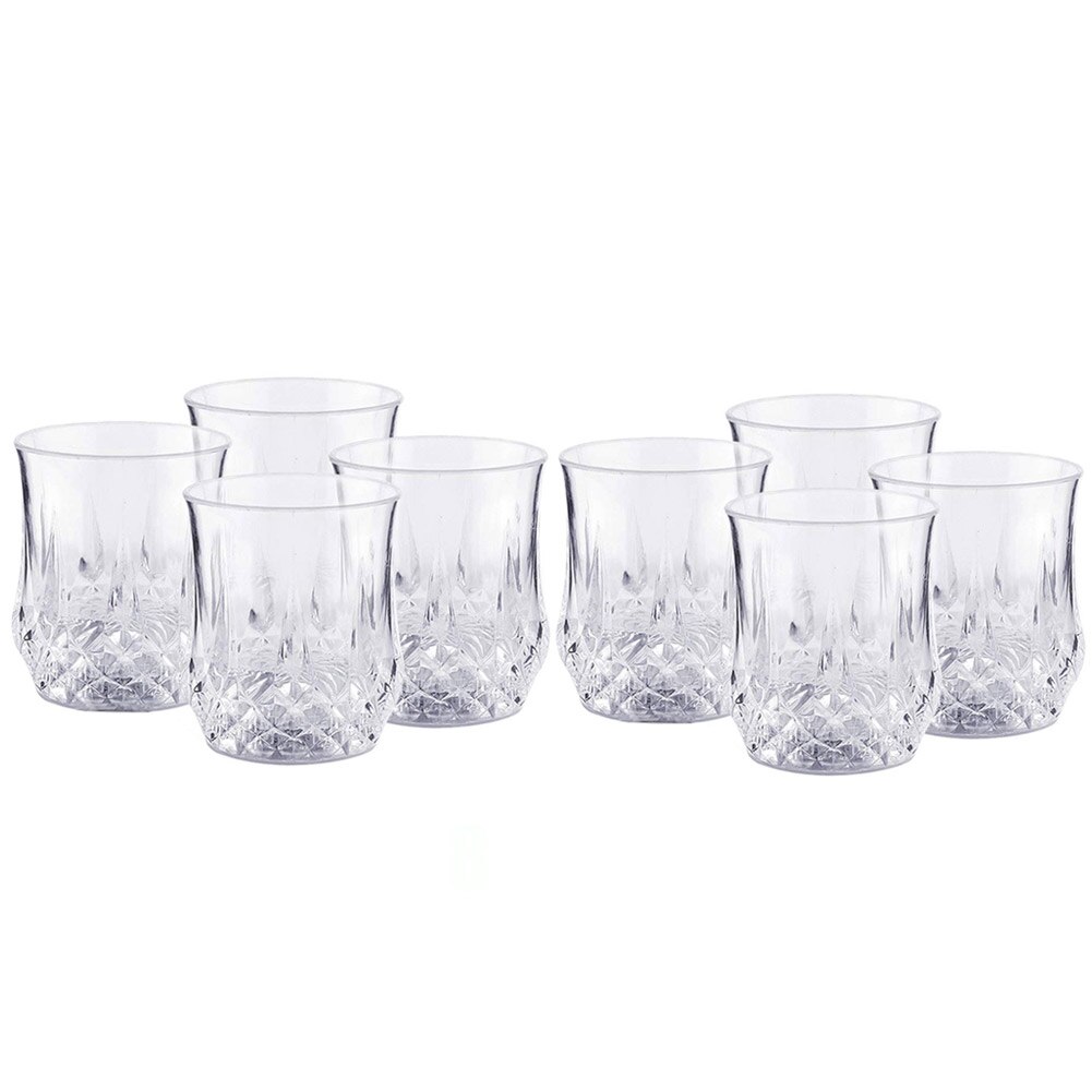 Flash Light up Cup Automatic Water Activated LED Blinking Beer Wine Cup Glow Mug TI99: 8pcs