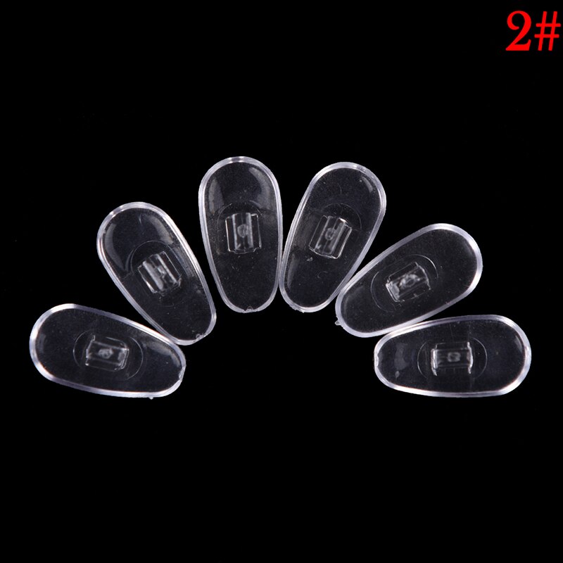 5 Paar Luchtkamer Siliconen Neus Pads Voor Brillen Eyewear Bril Accessoires: style2