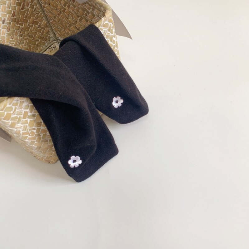 Calzini in cotone per bambina in stile coreano Kawaii giappone moda fiori primavera autunno calzini per bambini alti al ginocchio