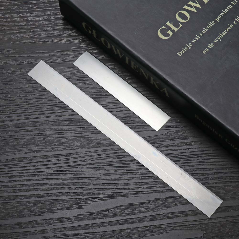 2Pcs 4"/8" Stainless Steel Clay Cutter Blades Tissue Cutters Blades DIY Polymer Handicraft Lovers Clay Cutting Tools