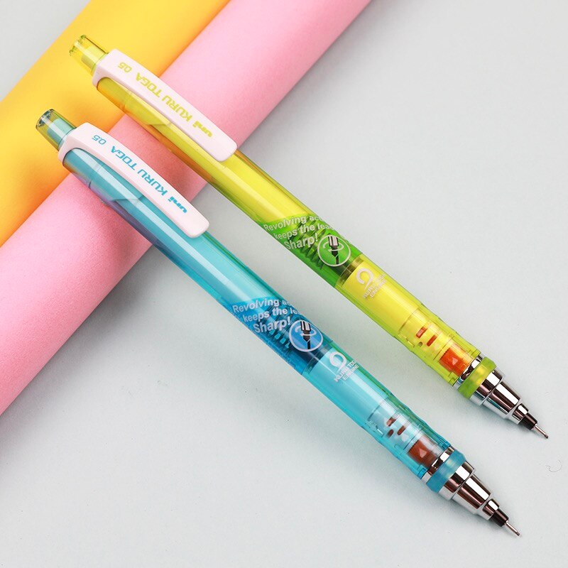 1pcs uni-ball Kuru Toga mechanical pencil M5-450T 0.5mm 3-gear rotation system student office 4 Colors Available