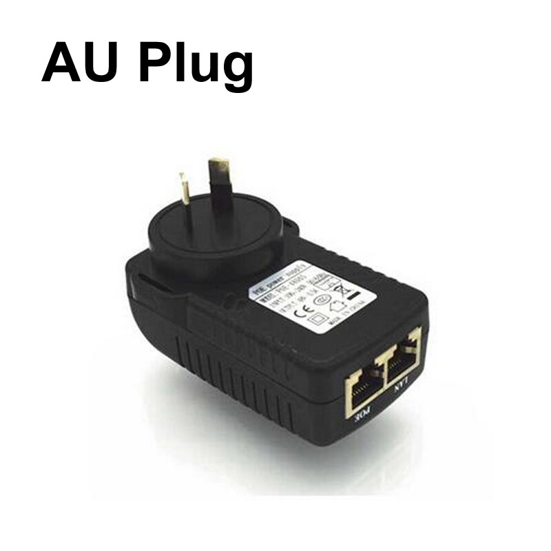 ESCAM DC24V 1A 24W POE Injector for CCTV IP Camera POE injector POE Switch Ethernet Adapter EU/US/UK/AU Standard Optional