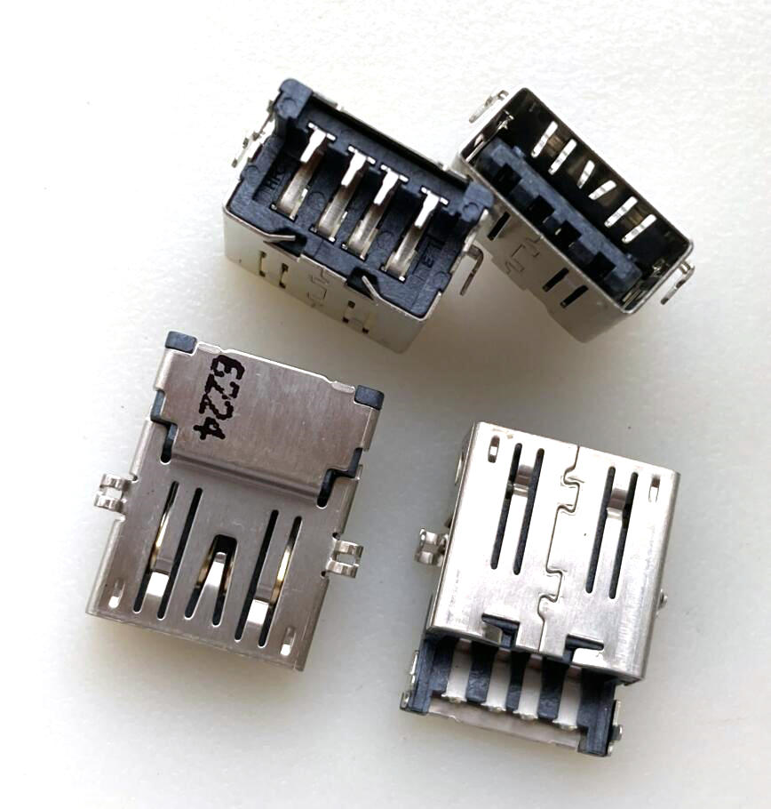 Prise de charge USB 2.0 pour ordinateur portable, bloc d'interface, plaque lourde 4P, connecteurs inversés
